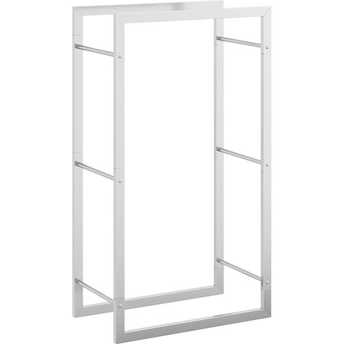  Stalak za drva za ogrjev 50x28x94 cm od nehrđajućeg čelika Slike