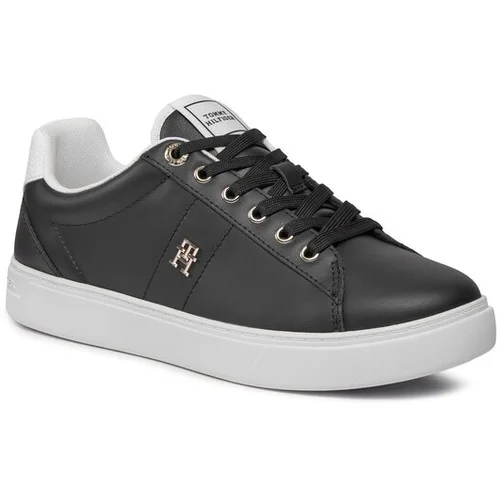 Tommy Hilfiger Superge Essential Elevated Court Sneaker FW0FW07685 Črna