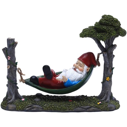 Dardanar Vrtna viseča mreža Gnome Ornament Zunanja dekoracija Božično darilo Obrti iz smole, (21086099) Cene