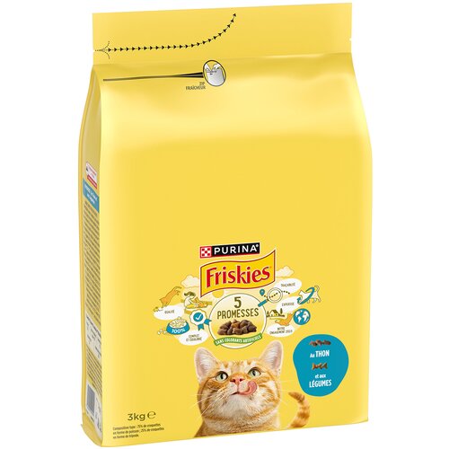 Friskies PURINA Adult Cat s tunjevinom i povrćem - 3 x 3 kg Cijene