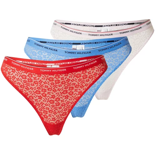 Tommy Hilfiger Underwear Tangice modra / rdeča / črna / bela