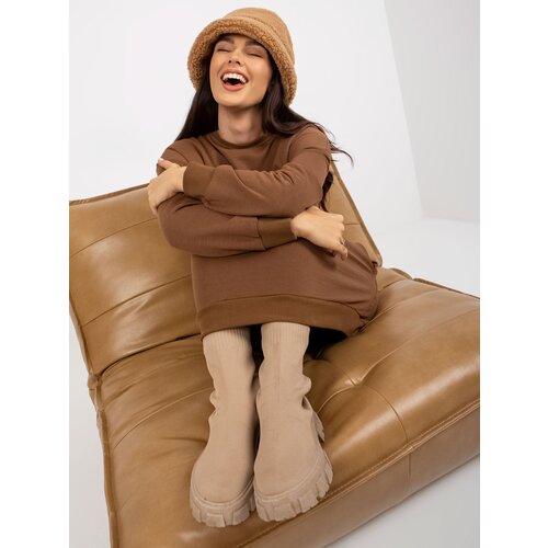 RELEVANCE Sweatshirt-RV-BL-8310.60-brown Cene