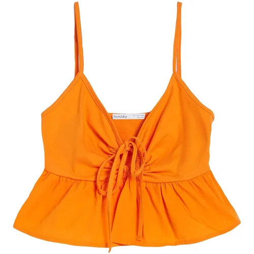 Bershka Top oranžna