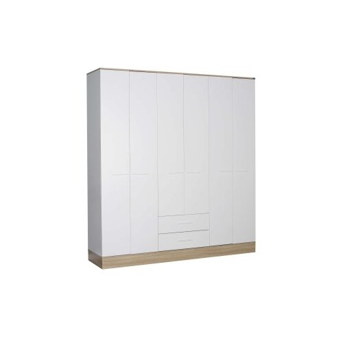 Hanah home Podloga za ormar 6, 224x206x52 cm, Bijela Slike