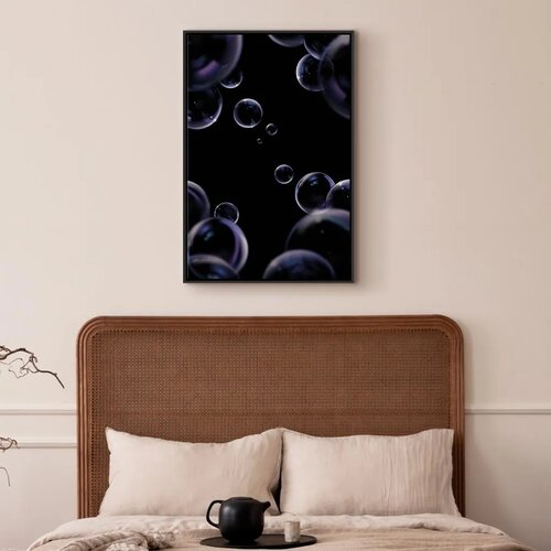  Slika - Lightness of Being (1 Part) Vertical 80x120 U crnom drvenom okviru Cene