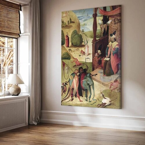  XXL slika - Hieronymus Bosch &amp;ndash; St. James and the Magician 120x180 Slike