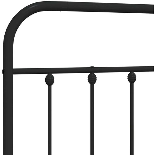  Metalno uzglavlje crno 193 cm Slike