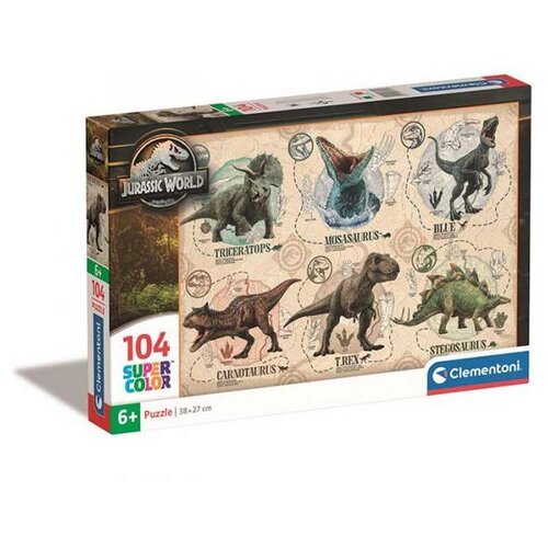 Clementoni igračka puzle 104 kom. jurassic world Slike