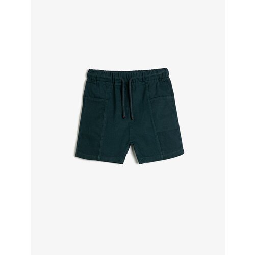 Koton Shorts - Navy blue Slike