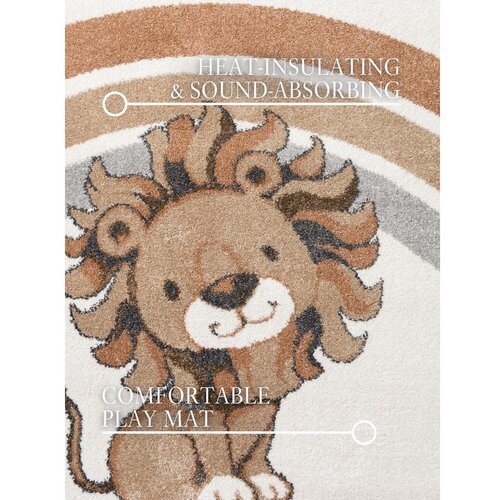 Villeroy Boch Kremno bela otro&amp;scaron;ka preproga 160x230 cm Roar like a Lion Rainbow Party &amp;ndash; Slike