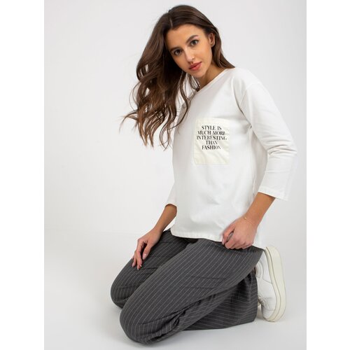 ex moda Blouse-EM-BZ-N612.64P-ecru Cene