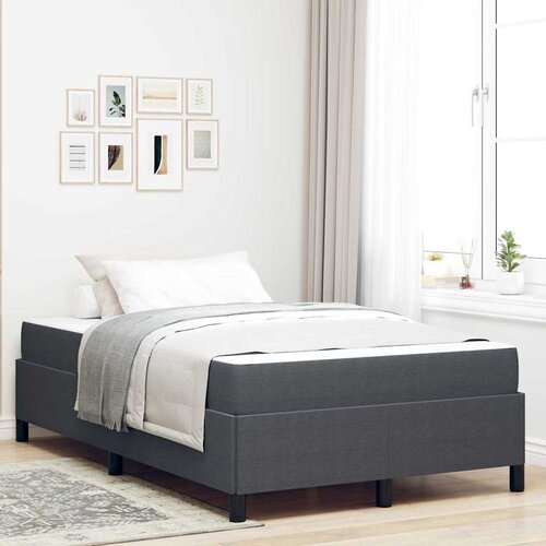 vidaXL Krevetna konstrukcija Ostalo Tamno siva 120 x 200 cm Cijene
