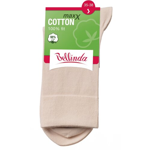 Bellinda COTTON MAXX LADIES SOCKS - Women&amp;#039;s cotton socks - beige Slike