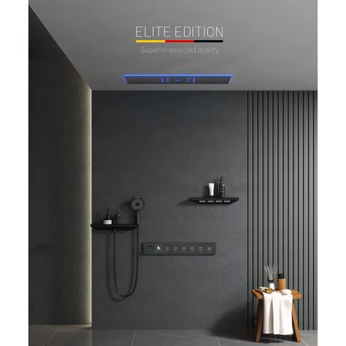 ELITE EDITION Najnovej&amp;scaron;i luksuzni vgradni tu&amp;scaron; set s 6 funkcijami - BCS1045 &amp;mdash; Gunmetal siva &amp;mdash; Tri izliva Slike