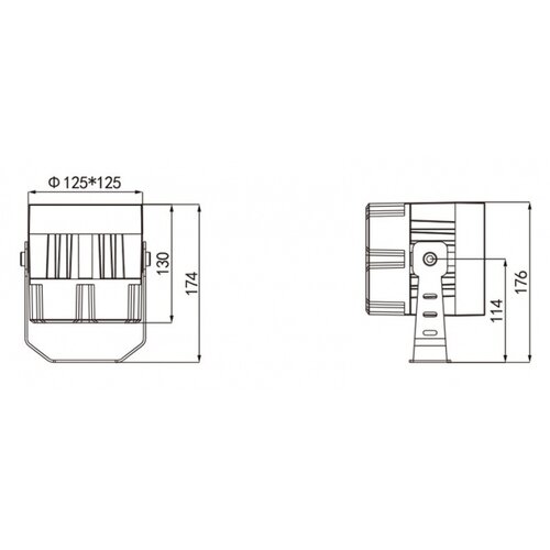  LED REFLEKTOR JM-4707 32W 3000K SIVI IP66 Cene