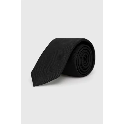 Hugo Svilena kravata črna barva