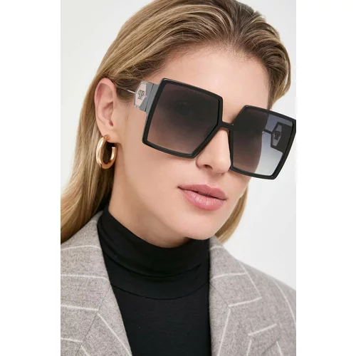 Philipp Plein Sunčane naočale za žene, boja: crna