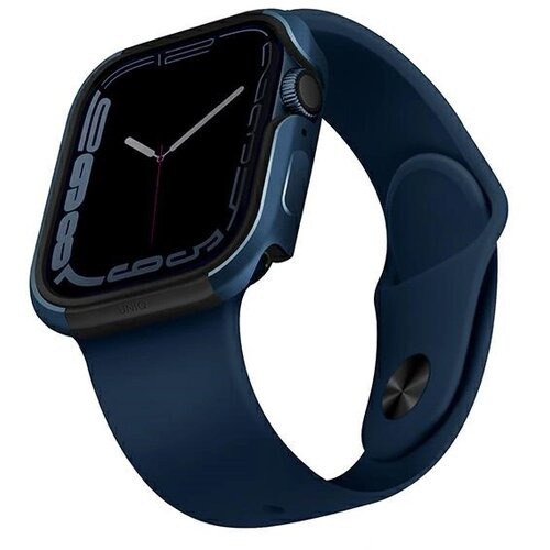 Uniq VALENCIA ETUI ZA APPLE WATCH 4/5/6 SE 45/44MM MODRA, (21910321) Cene