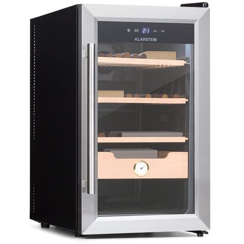 Klarstein El Presidente 48 Humidor za cigare, Srebro Cijene