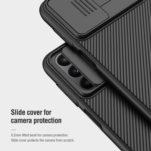 Nillkin CamShield za&amp;scaron;čita za Samsung Galaxy A23 - črn Slike