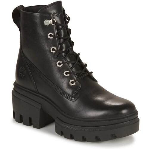 Timberland Pol&amp;scaron;kornji EVERLEIGH BOOT 6 IN LACE UP Črna Slike