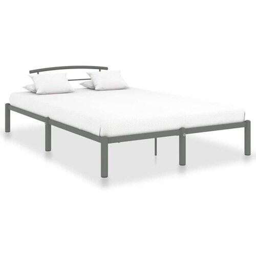  Za krevet sivi metalni 140 x 200 cm | shoptok.hr