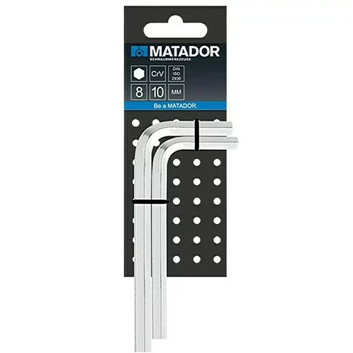 Matador Set imbus ključeva (2 -dij., 8/10 mm, Unutarnje šesterokutno)