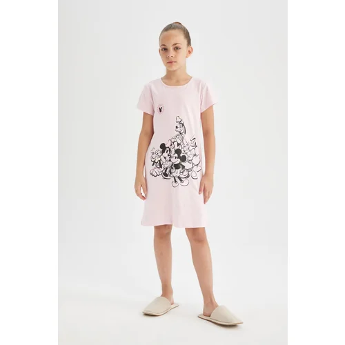 Defacto Girl's Disney Mickey Mouse & Friends Short Sleeve Dress