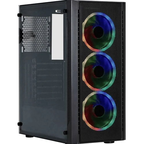 ANS Spire case VISION 7022 RGBgaming, ATX, 3x RGB fan 120mmVGA: 330mm, CPU cooler: 160mm