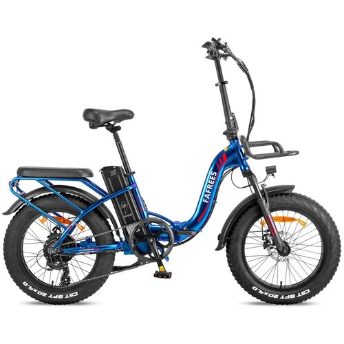 Fafrees električno kolo F20 max 22.5AH - 500W motor 48V22.5AH baterija 110KM dosega mehanska disk zavora - modro vijolična, (21265664) Cene