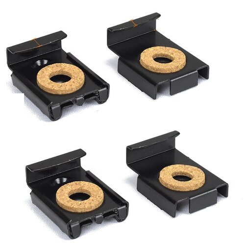 INF Železne sponke za ogledalo (komplet 4) Black, (21280419) Cene