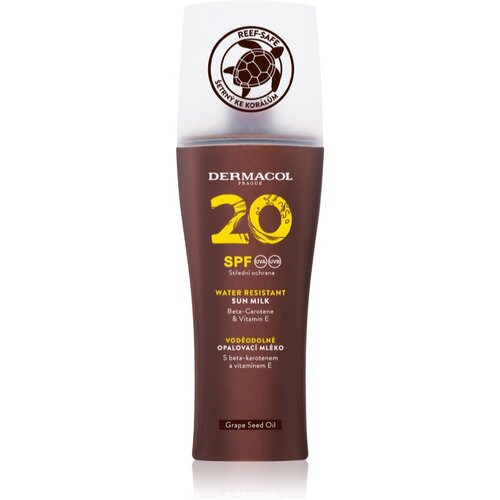 Dermacol Sun Water Resistant vodoodporno mleko za sončenje v pršilu SPF 20 200 ml Cene