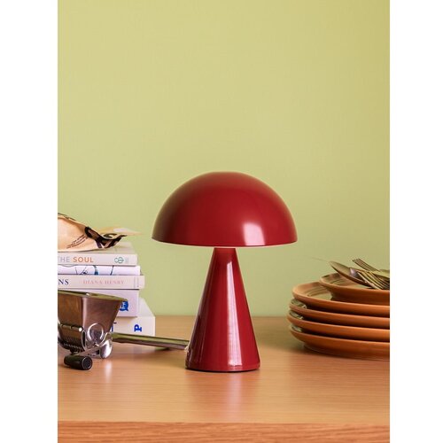 H&amp;uuml;bsch Rdeča LED zatemnitvena namizna svetilka (vi&amp;scaron;ina 20 cm) Mush &amp;ndash; Slike