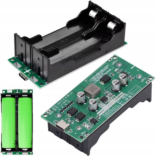 Rosfix Powersafe Mini UPS &ndash; Modul Za Zasilno Napajanje USB-C 5V | 2x18650, Samodejno Preklapljanje, LED, 90x60 Mm, (5000244396) Cene