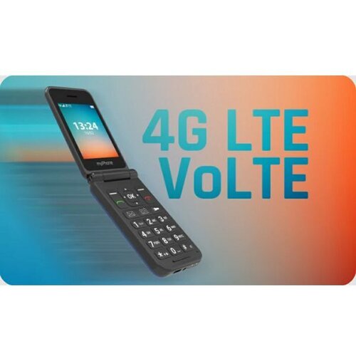  Preklopni mobitel Flip LTE, dual SIM, 4G, zaslon 2,8&amp;quot; Slike