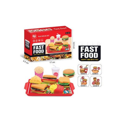  Fast food set (hamburger, pomfrit, sendviči) ( 70107 ) Slike