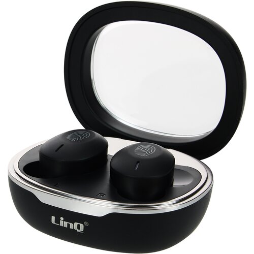 LINQ bluetooth športne slušalke, upravljanje na dotik - 8 ur delovanja baterije, - crne, (20763372) Cene