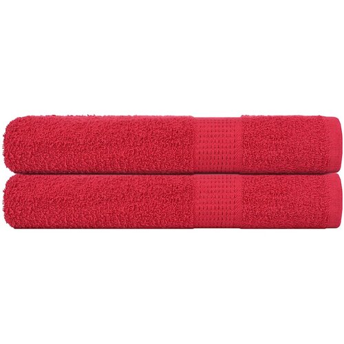 Furnova Brisače 2 kos rdeča 100x200 cm 360 g/m² 100% bombaž, (21916473) Cene