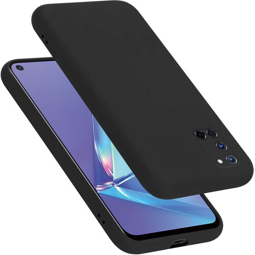 Cadorabo Ohi&scaron;je je združljivo z Oppo A52 in tekoča črna barva - Za&scaron;čitni ovitek iz prožnega silikona TPU, (20860437) Cene