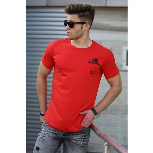 Madmext T-Shirt - Red - Regular fit
