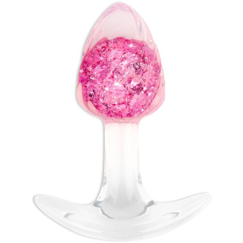 Toyjoy Anal Play Crystal Butt Plug Small Pink Slike