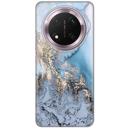  Torbica Silikonska Print za Honor Magic 7 Lite Blue Gold Marble Cene