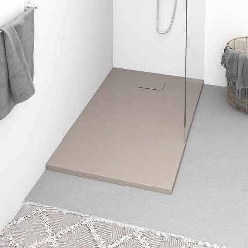 vidaXL Kada za tuš SMC smeđa 120 x 70 cm Cijene
