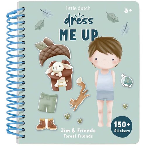 Little Dutch® knjižica s naljepnicama dress me up forest friends Cijene
