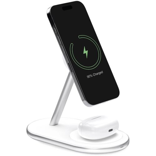 Puro BREZŽIČNI POLNILEC 2-V-1 MAG POSTAJA ZA MAGSAFE APPLE IPHONE, (5000337773) Cene