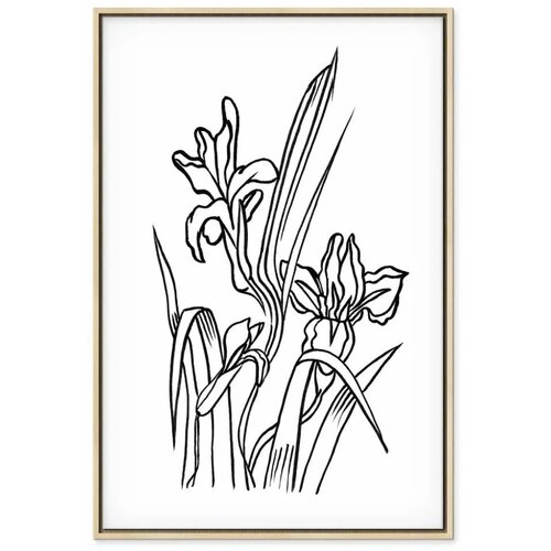  Slika - Love Irises (1 Part) Vertical 80x120 Slike