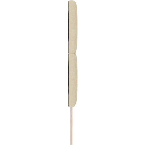  LED glava kreveta Krema 160 cm tkanina Slike