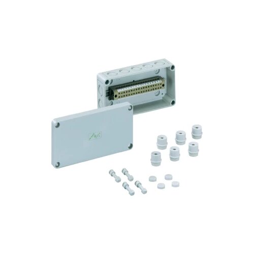 Spelsberg RKK 4/12-12x4-kućište vrstnih spajalica, polistiren, sivo, 110x110x66mm 61040401 Cijene