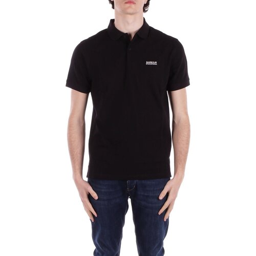 Barbour Polo majice kratki rokavi MML1467-MML Črna Cene