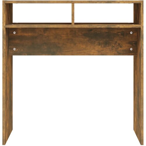  Konzolni stol boja hrasta 78 x 30 x 80 cm od konstruiranog drva Slike